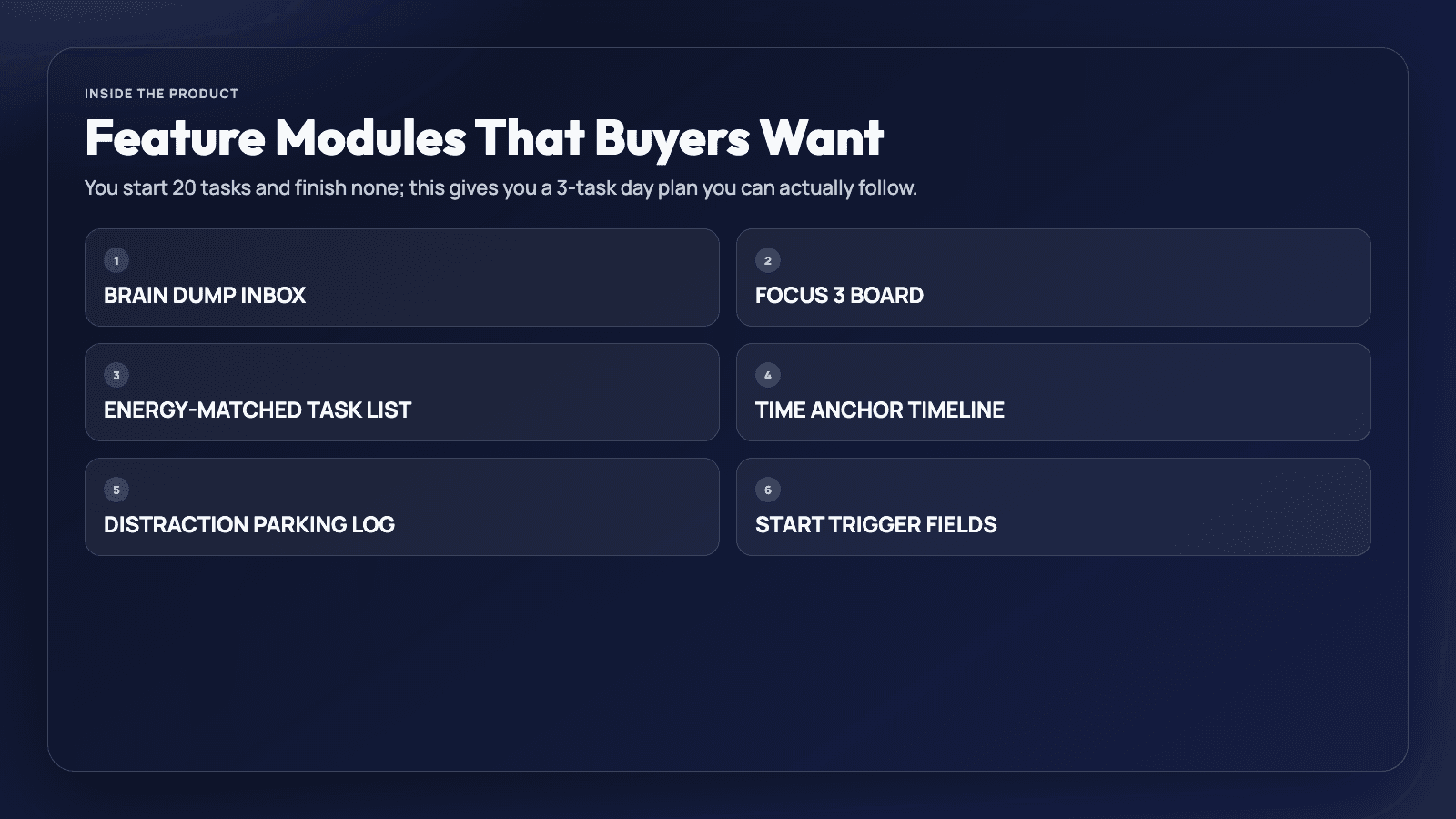ADHD Daily Planner for Students and Creators in Notion thumbnail 2