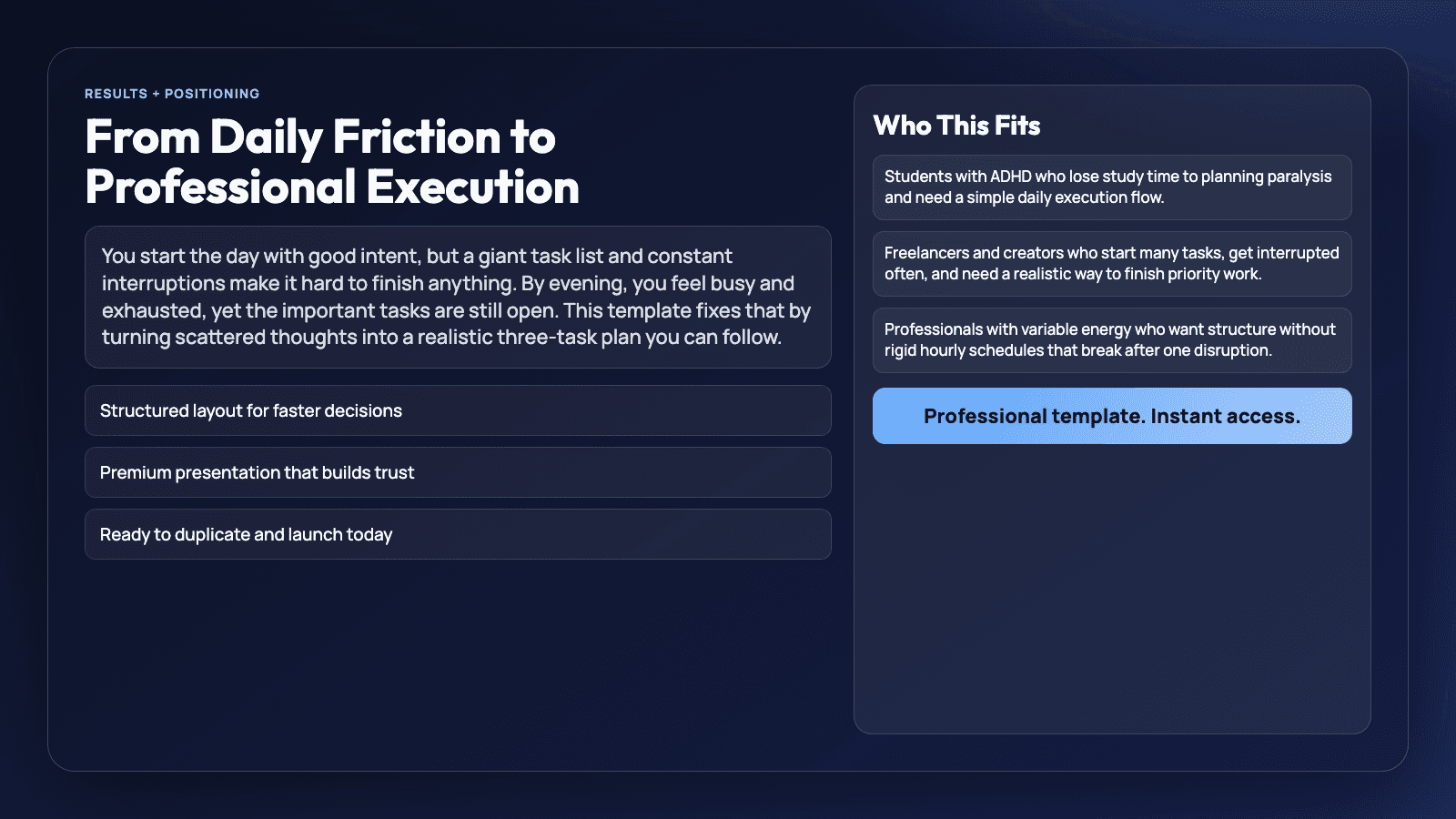 ADHD Daily Planner for Students and Creators in Notion thumbnail 3