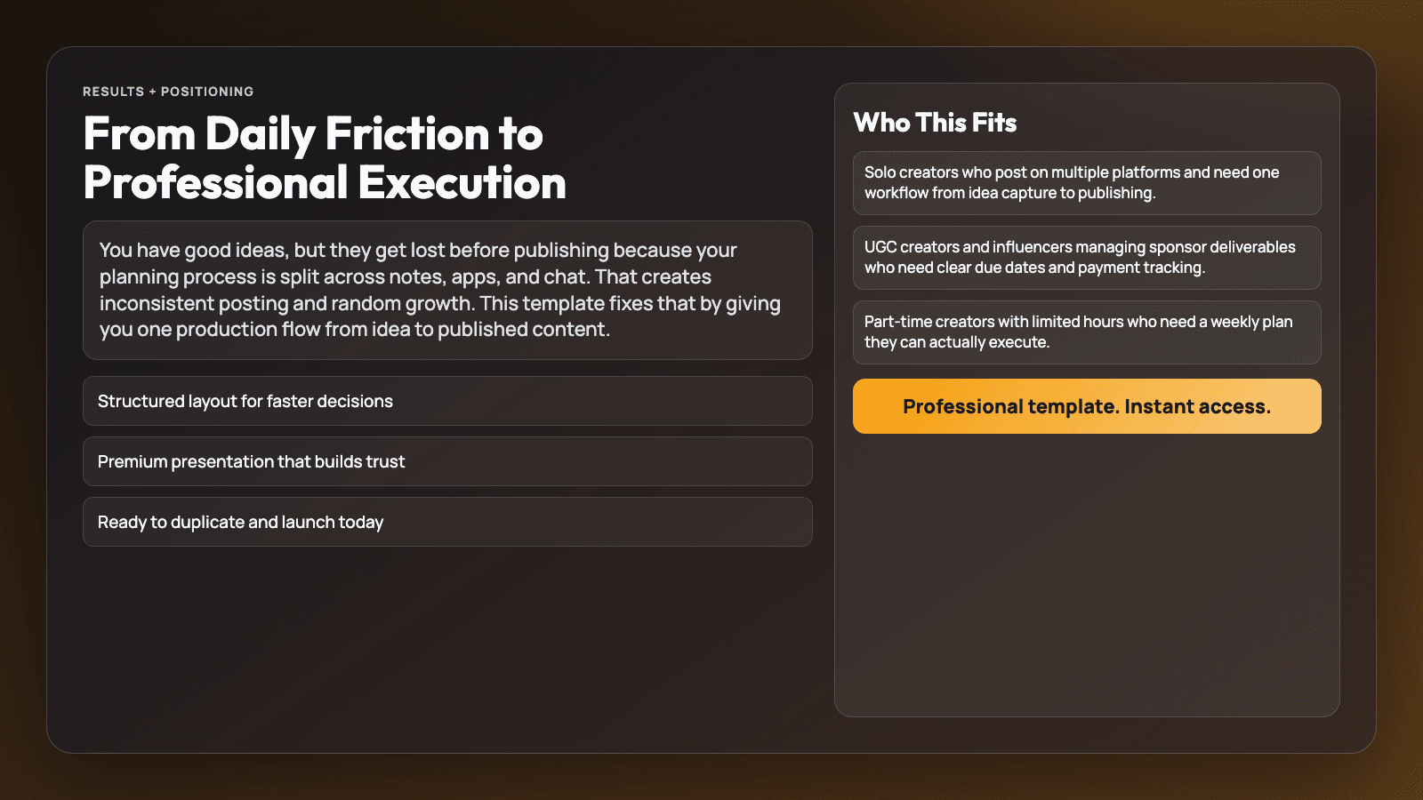 Content Creator Planner - Ideas, Calendar, Brand Deals thumbnail 3