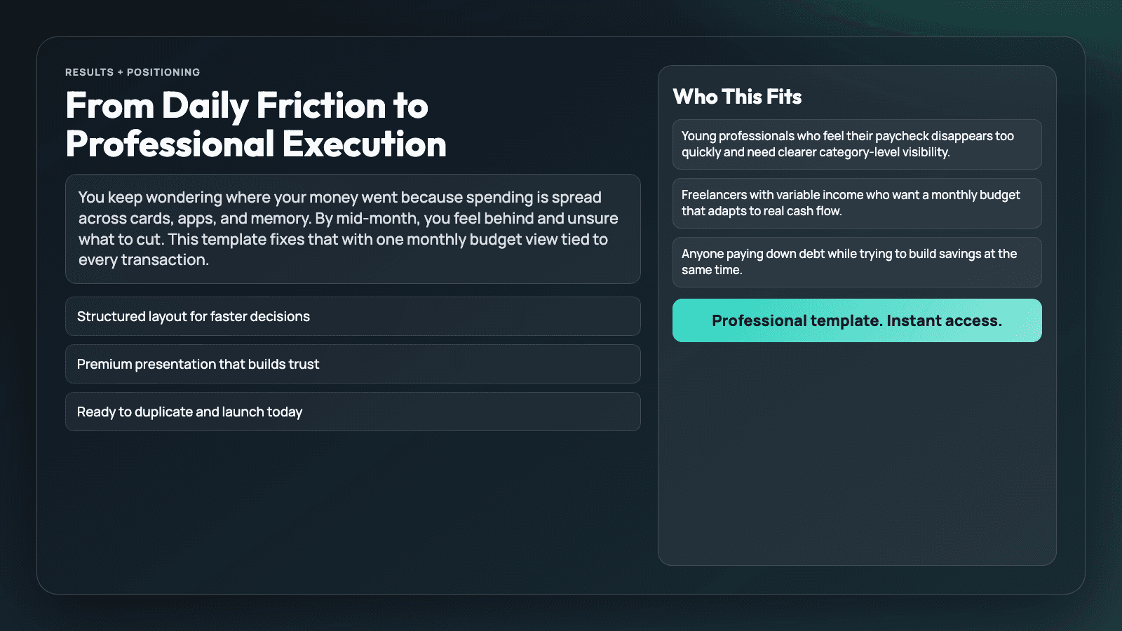 Monthly Budget Tracker for Real-Life Spending in Notion thumbnail 3